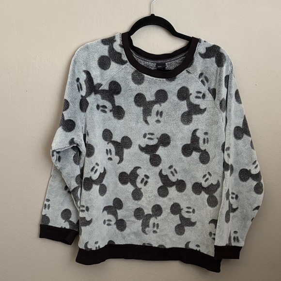 Disney Mickey Mouse Fleece Sweatshirt size extra large - Picture 1 of 6